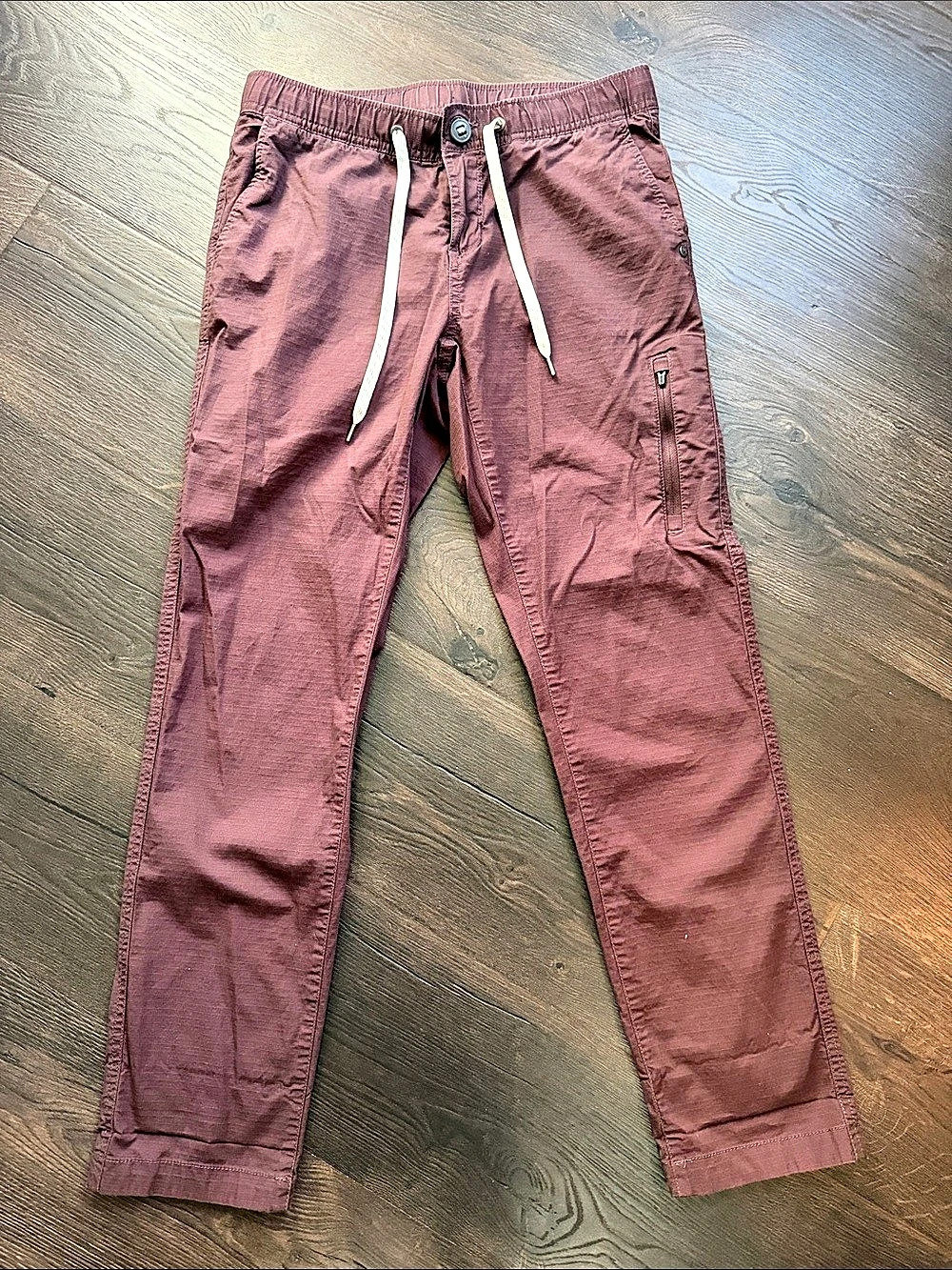 Women’s Vuori Ripstop Pant Cargo Pants in wine maroon Size Small